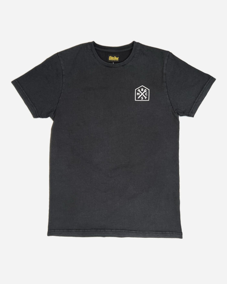 BSMC 1580 Roundel T Shirt - Washed Black