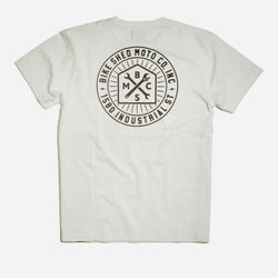 BSMC 1580 Roundel T Shirt - Vintage White, back