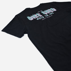 BSMC Billboard T-Shirt - Black, back logo close up