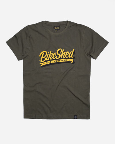 BSMC Classic T Shirt - KHK/YLW