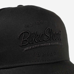 BSMC Company Cap - Black, Close up