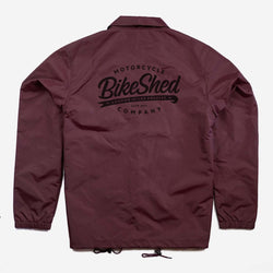 BSMC Company Coach Jacket - Burgundy, back