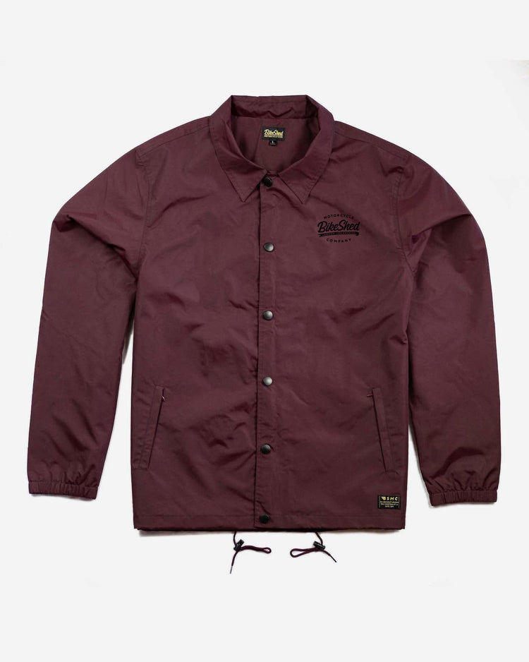 BSMC Company Coach Jacket - Burgundy, front