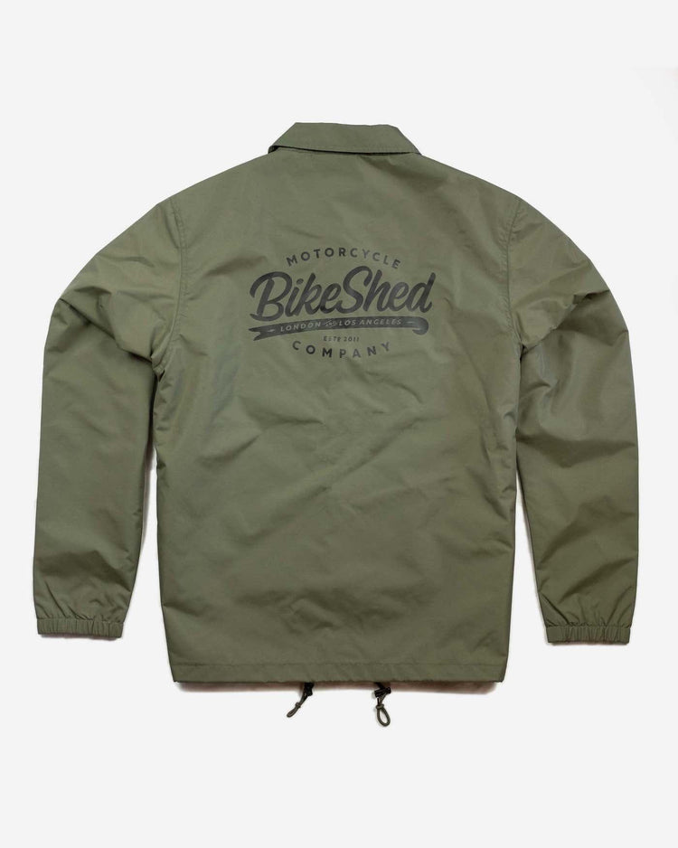 BSMC Company Coach Jacket - Khaki Green, back