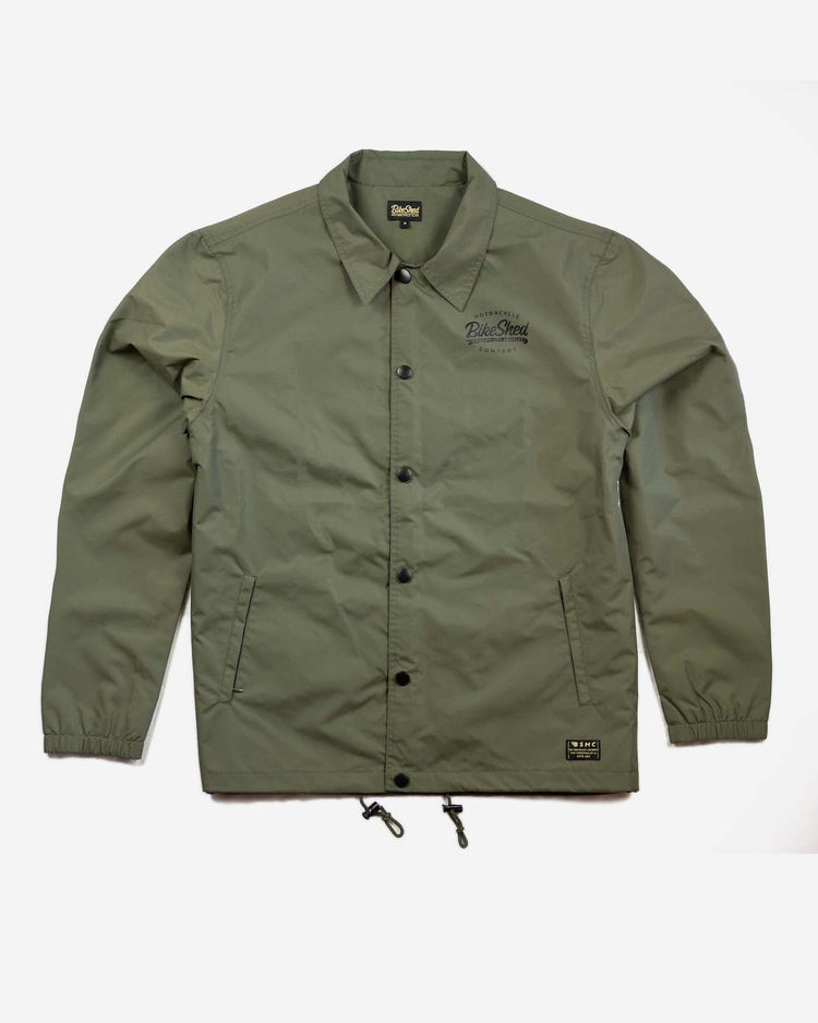 BSMC Company Coach Jacket - Khaki Green, front