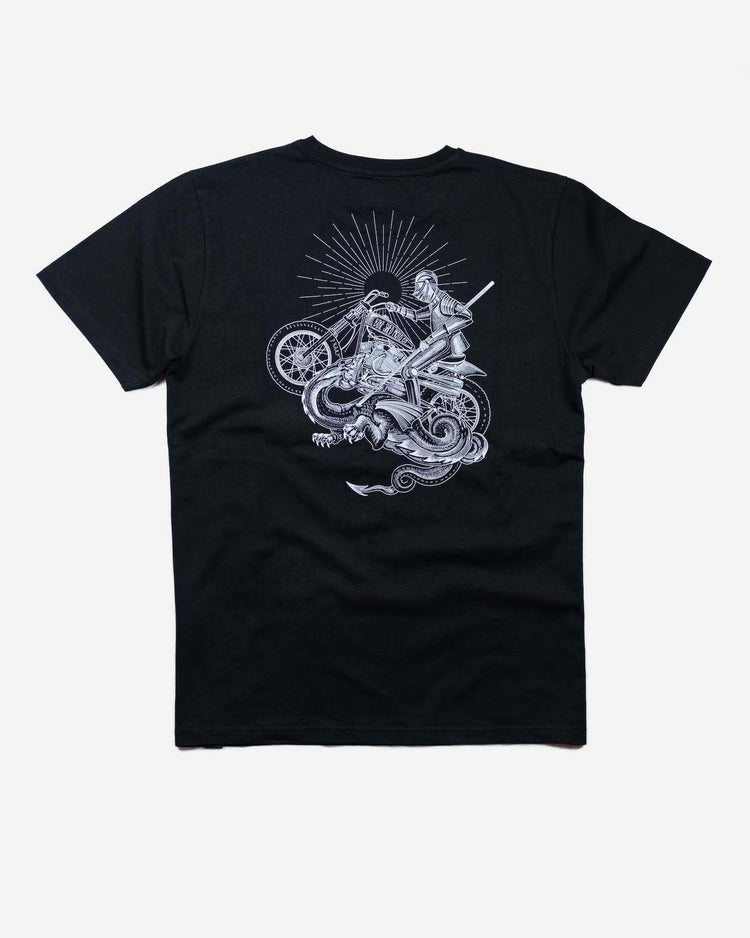 BSMC Dragon Slayer T Shirt - Black, back
