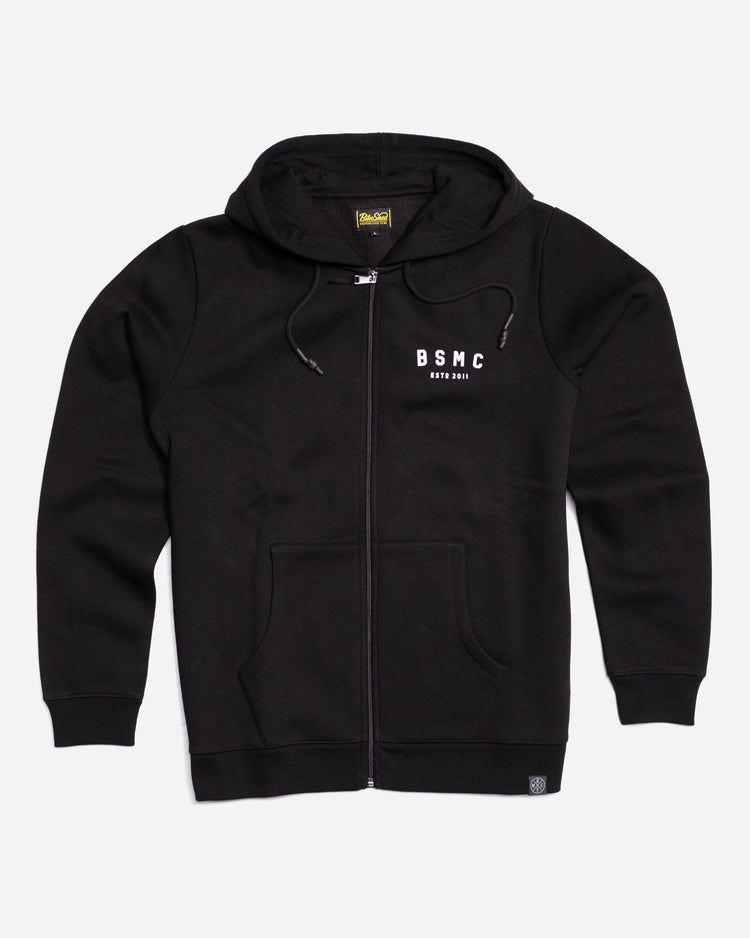 BSMC ESTD. Hoodie - Black, front