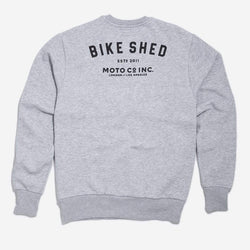 BSMC ESTD. Sweatshirt - Grey Marl, back