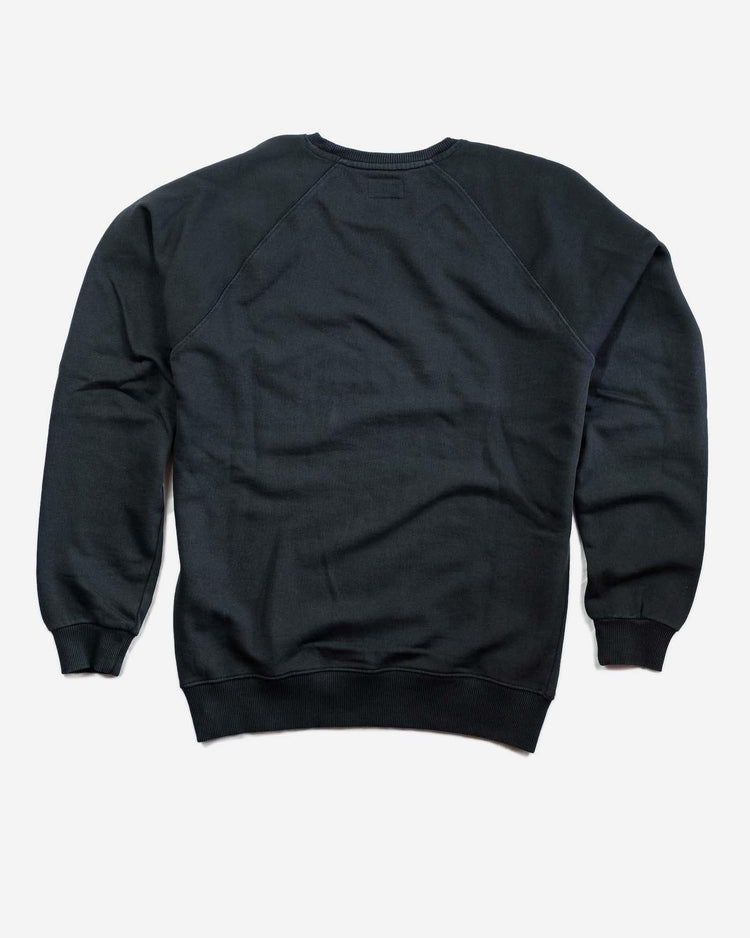 BSMC Garage Sweat - Washed Black, back