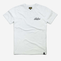 BSMC Garage T Shirt - White & Black, front