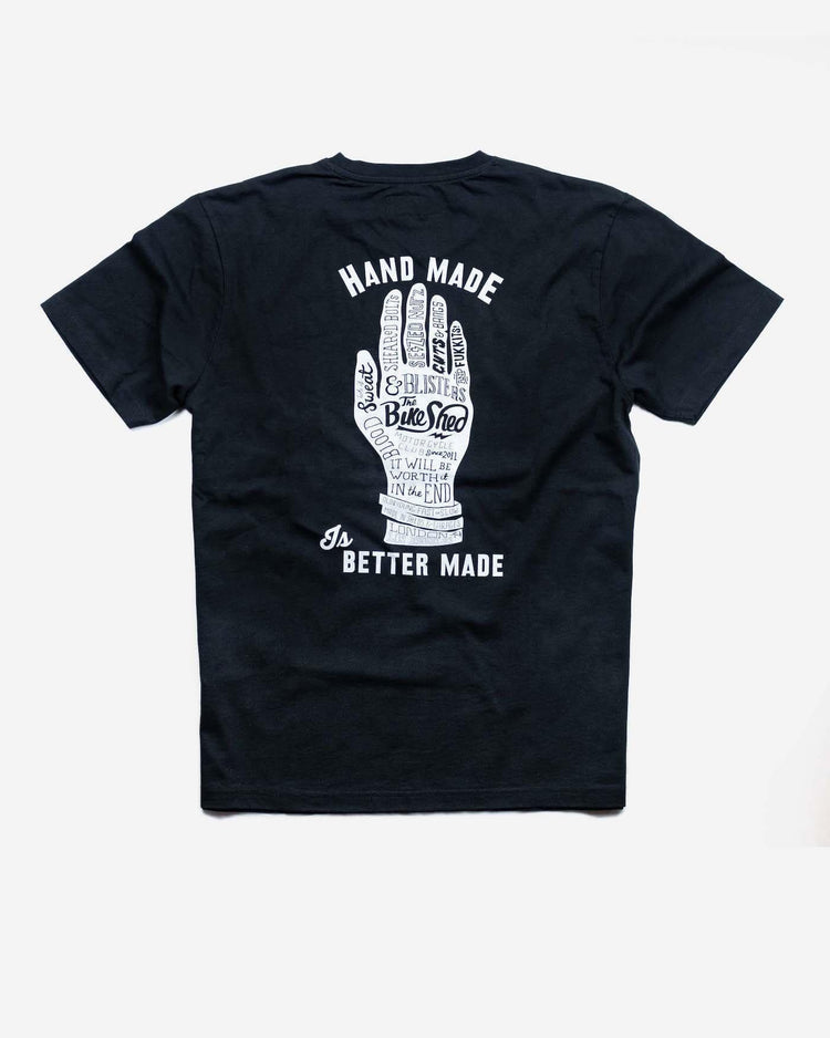 BSMC Handmade T Shirt - Black & White, back