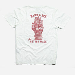 BSMC Handmade T Shirt - Cream, back
