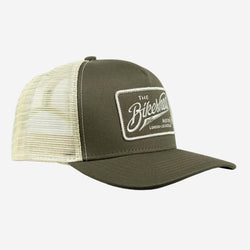 BSMC Inc. Cap - Khaki & Cream, side on