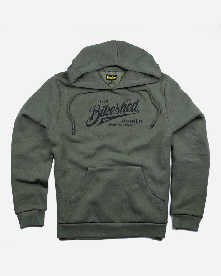 BSMC Inc. Overhead Hoodie - Khaki Green, front