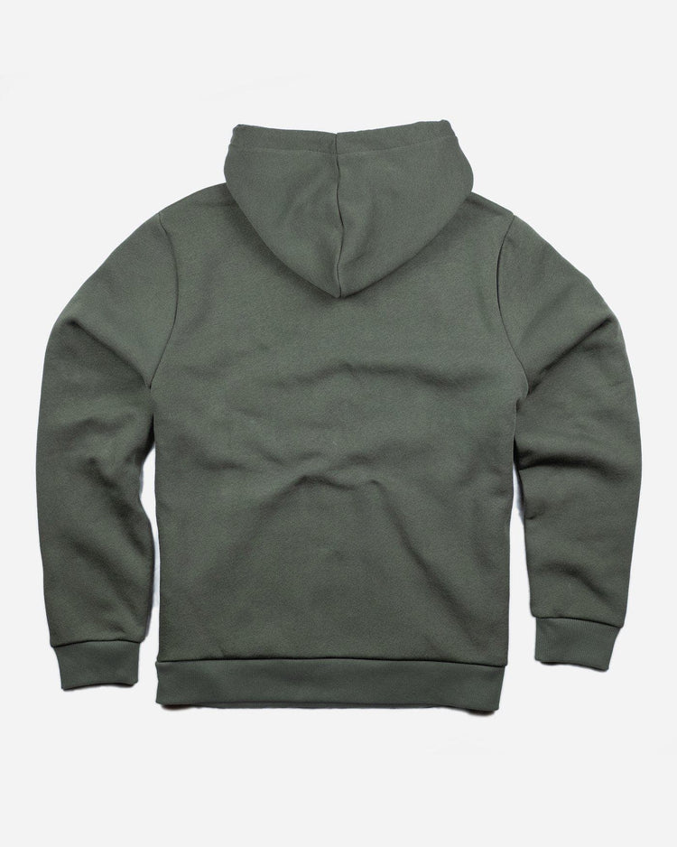 BSMC Inc. Overhead Hoodie - Khaki Green, back