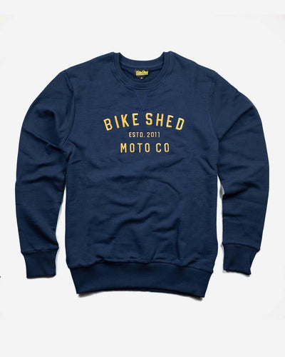 BSMC Moto Co. Sweat - Navy/Mustard