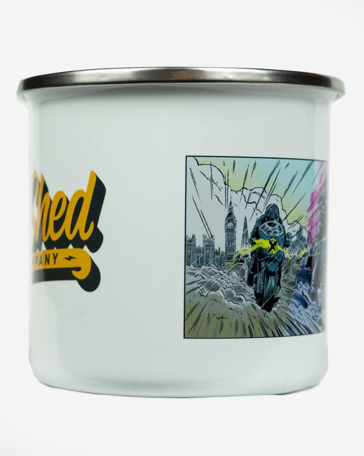 BSMC Mural Mug, side on 