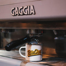 BSMC Mural Mug under espresso machine