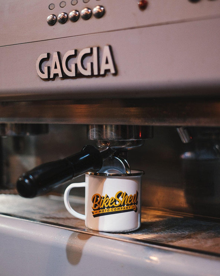 BSMC Mural Mug under espresso machine