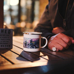 BSMC Mural Mug on table