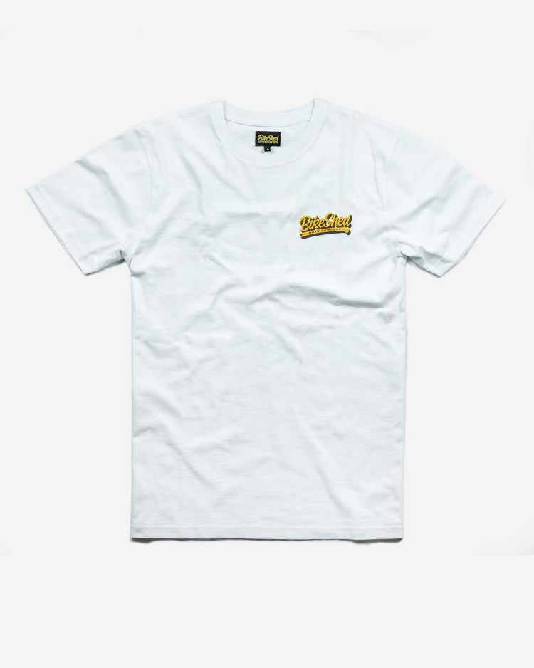 BSMC Mural T Shirt - White, front