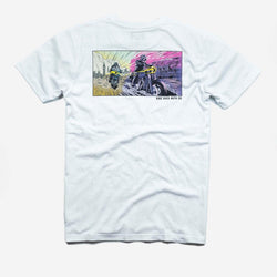 BSMC Mural T Shirt - White, back