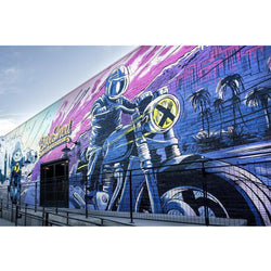 Mural painting at LA venue