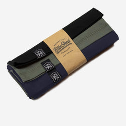 BSMC Neck Tube Trio - Black, green & navy, side on