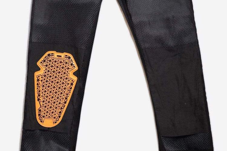 BSMC Protective - Road Jean - Black, inside showing knee armour