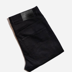 BSMC Resistant - BSR01 Jean - Black, folded showing back pocket