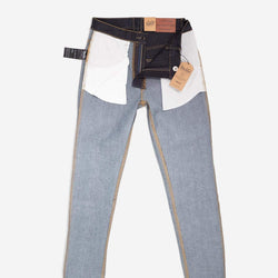 BSMC Resistant - BSR01 Jean - Raw Indigo, inside out
