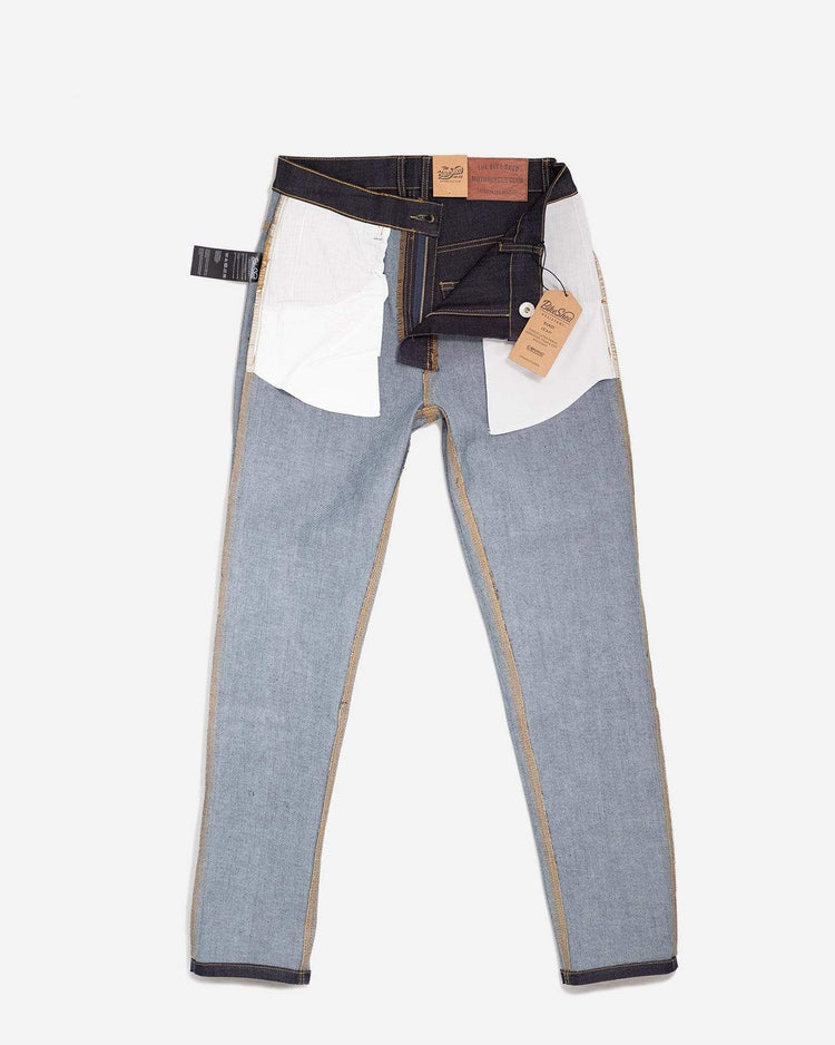 BSMC Resistant - BSR01 Jean - Raw Indigo, inside out