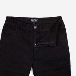 BSMC Resistant Women's Skinny Jean - Black, zip fly and button
