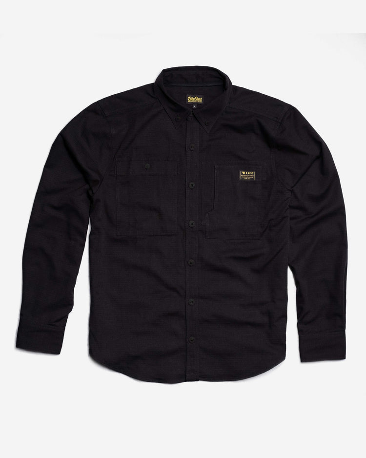 BSMC Ripstop Utility Shirt MKII - BLACK, front