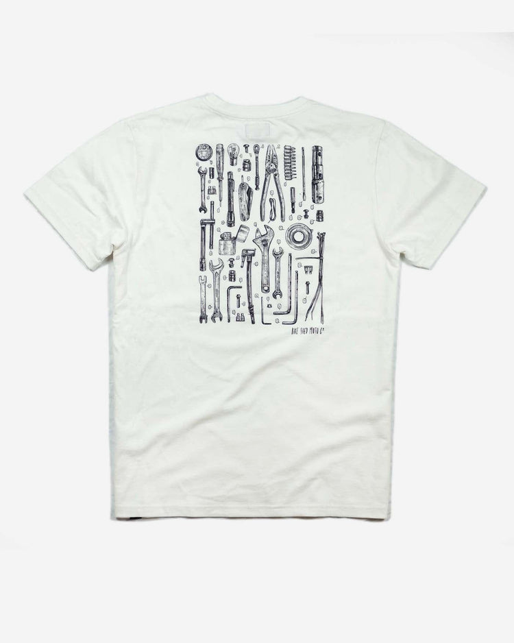 BSMC Toolkit T Shirt - White, back