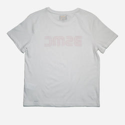 BSMC Women's '77 T Shirt - White/Red, back
