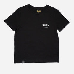 BSMC Women's ESTD. Pocket T Shirt - Black, front