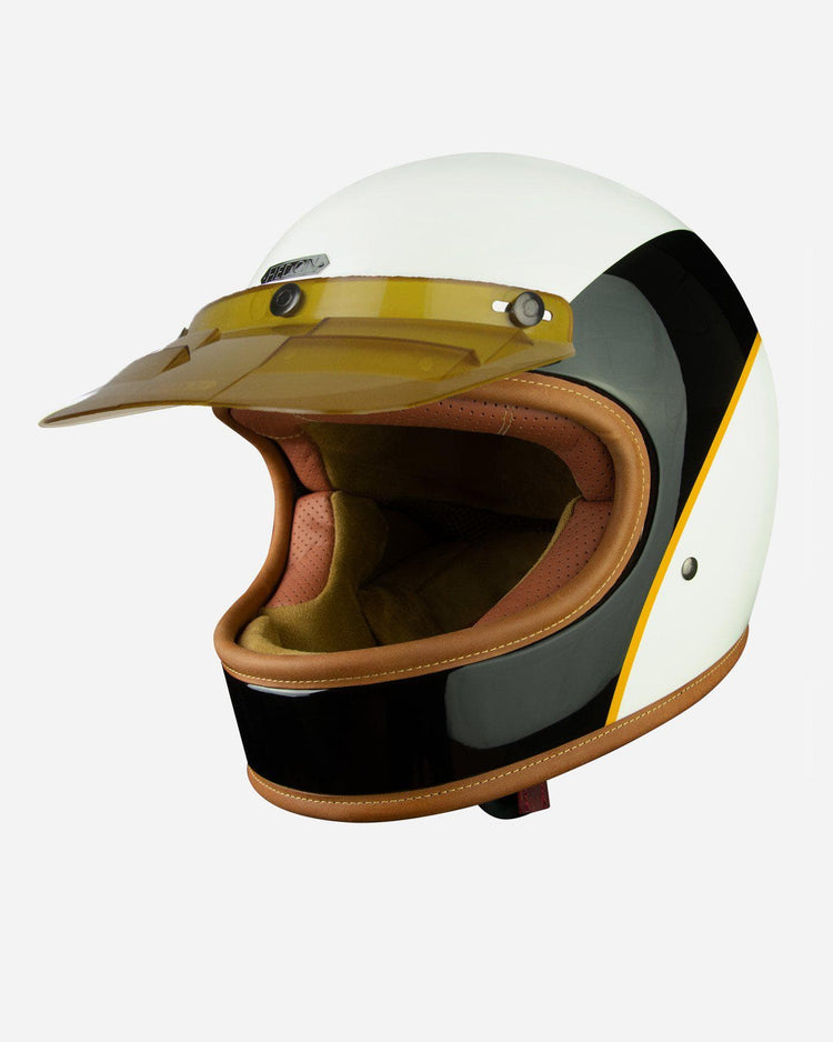 BSMC x Hedon Club Classic Helmet DOT, angled side on