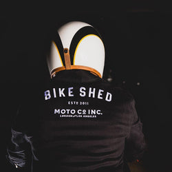 BSMC x Hedon Club Classic Helmet DOT, back