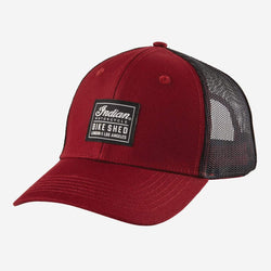 BSMC Indian Motorcycle Patch Hat - Red, side on