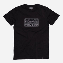 BSMC x Royal Enfield Vinplate T Shirt - Black, front