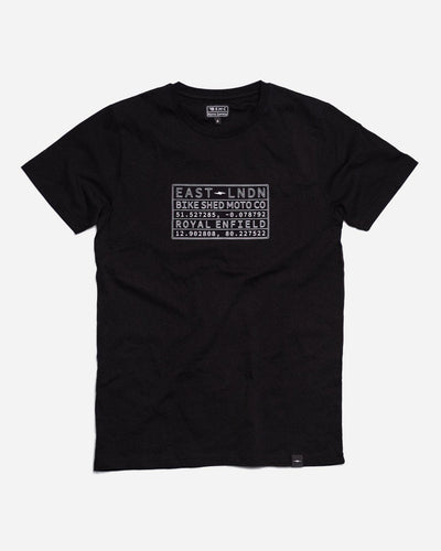 BSMC x Royal Enfield Vinplate T Shirt - Black
