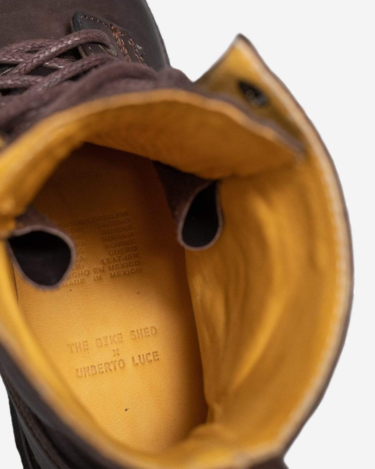 BSMC X Umberto Luce Boot - Coffee Brown, inside