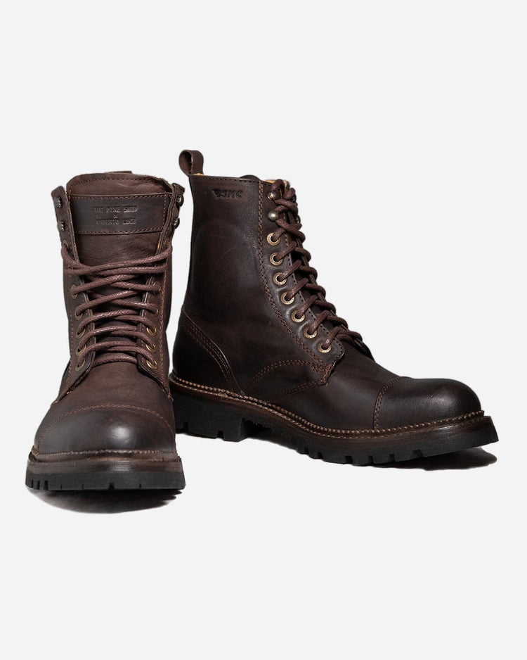 BSMC X Umberto Luce Boot - Coffee Brown, front and instep