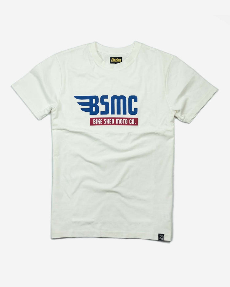 BSMC XR T Shirt - Off White, front