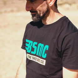 Model wearing our BSMC XT T Shirt - Black