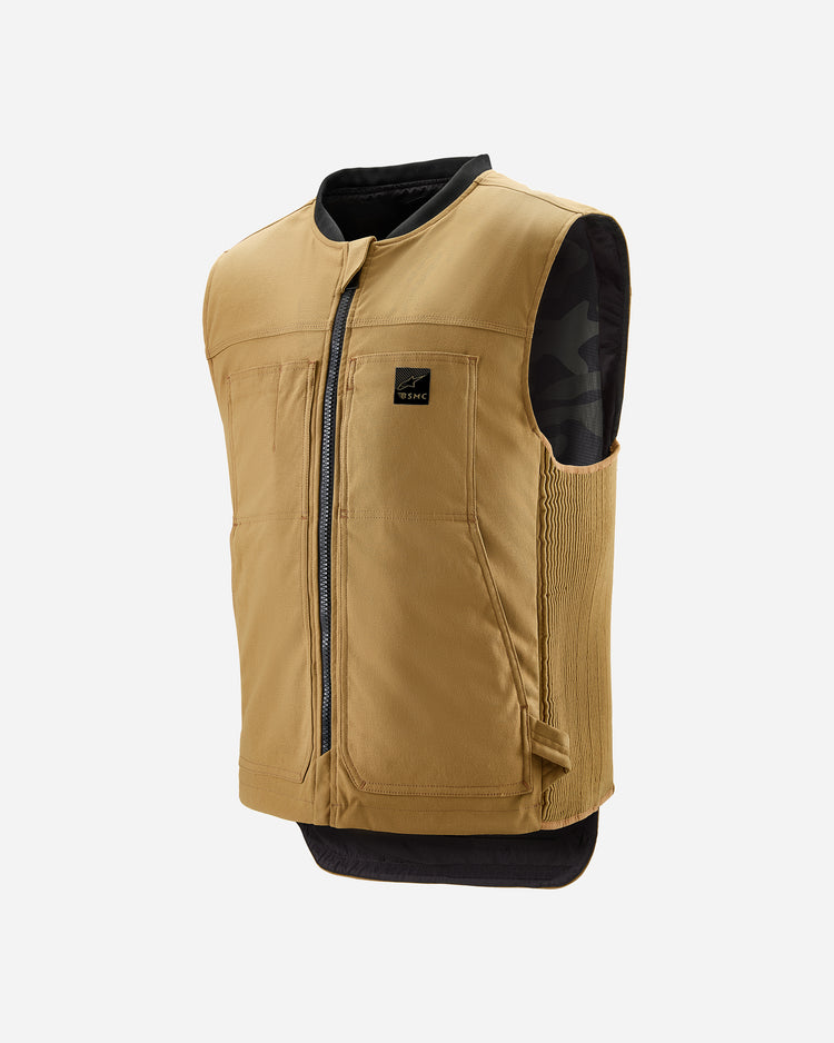 BSMC x Alpinestars TechAir 3 Canvas Airbag Vest - Tan