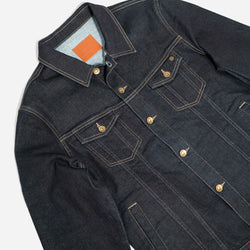BSMC Denim Jacket - Resistant Indigo, side on