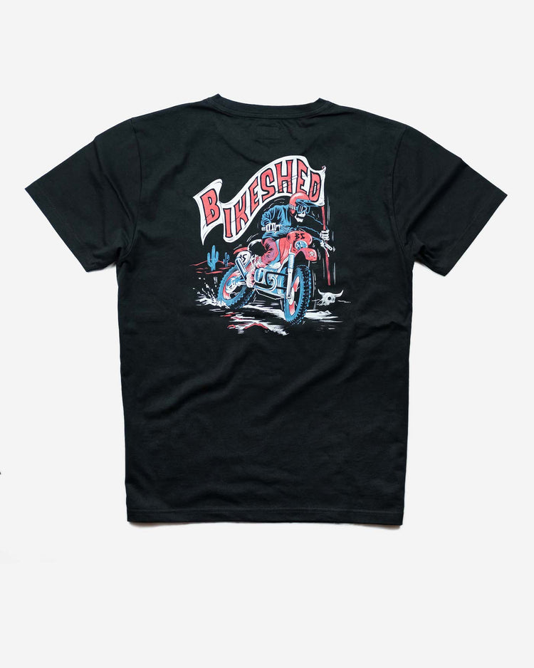 BSMC Dead Dakar Doug T Shirt - Black, back