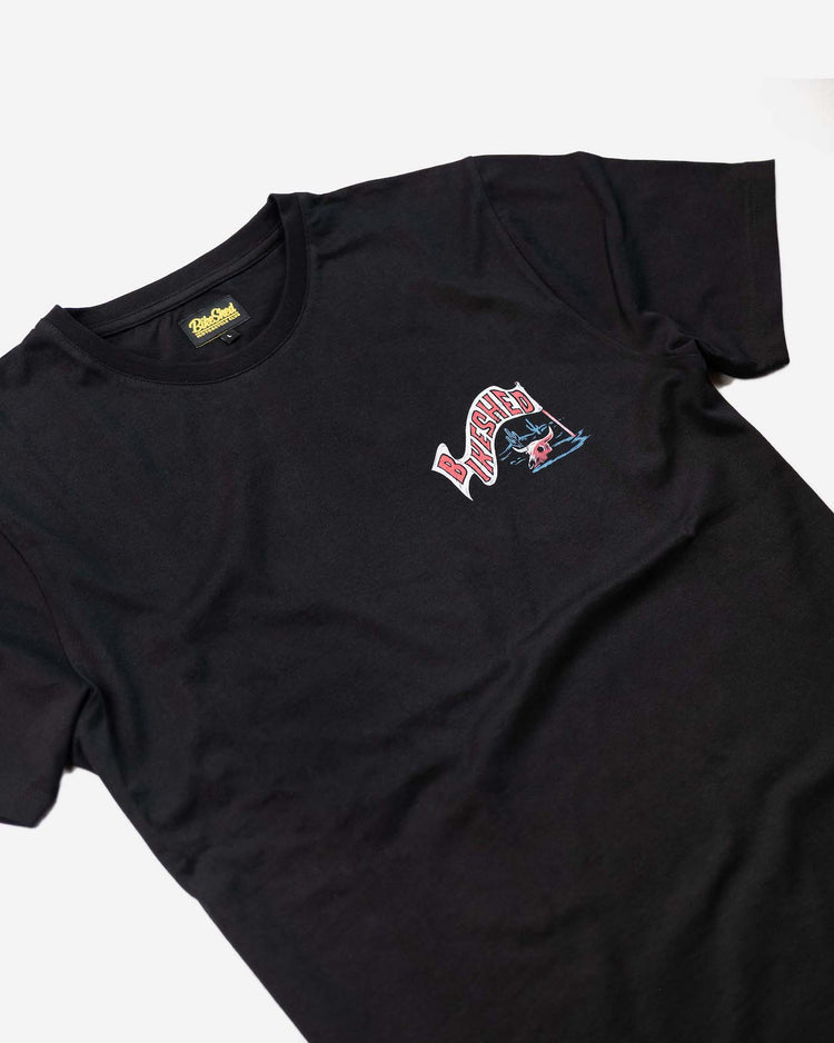 BSMC Dead Dakar Doug T Shirt - Black, close up